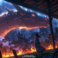 Постер песни fadinglight - princess and the dragon