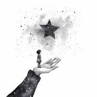 Постер песни Алина Джи - Джек и Боуи. О звёздах, апельсинах и космосе