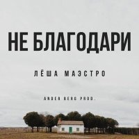 Постер песни Лёша Маэстро, Ander Berg - Не благодари