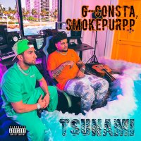 Постер песни G-Consta, Smokepurpp - Tsunami