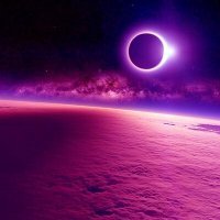 Постер песни A X S T X - purple eclipse